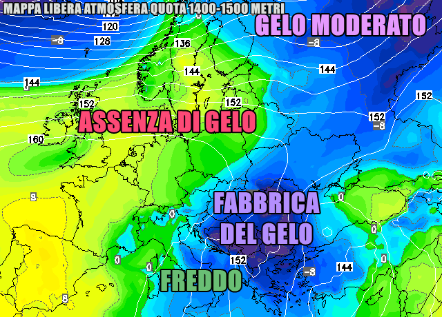 Meteo: Freddo e gelo nel week end di San Silvestro