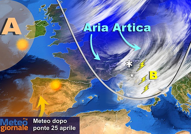 Meteo: brusco stop alla primavera, gelate e temporali al Nord Meteo: brusco stop alla primavera, gelate e temporali al Nord