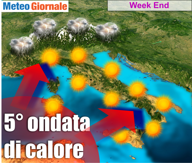 METEO, allerta ~ dal 31 Luglio arriva il CALDO infernale di LUCIFERO