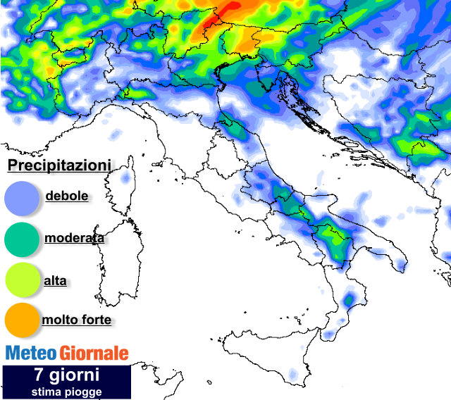 Temporali, nubifragi e grandinate: a Nordest arriva