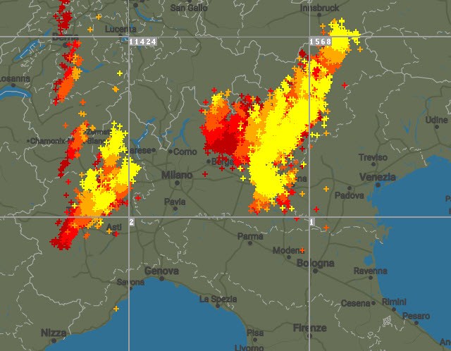 Maltempo: ancora temporali al nord