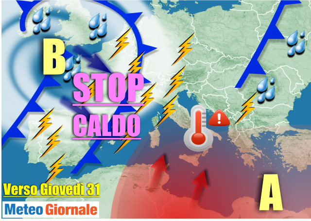 Meteo, fine del caldo: a settembre arriva la pioggia Meteo, fine del caldo: a settembre arriva la pioggia