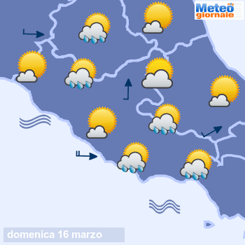 previsioni meteo Lazio