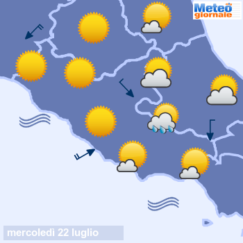 previsioni meteo lazio