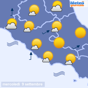 previsioni meteo lazio