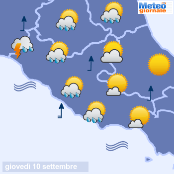 previsioni meteo lazio