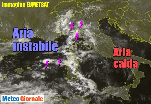 Meteo Milano: rischio TEMPORALI sino a martedì sera Meteo Milano: rischio TEMPORALI sino a martedì sera