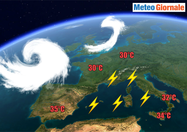 Le previsioni meteo per domani, sabato 15 settembre