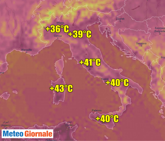 Ondata di caldo da Nord a Sud, una settimana da bollino rosso Ondata di caldo da Nord a Sud, una settimana da bollino rosso