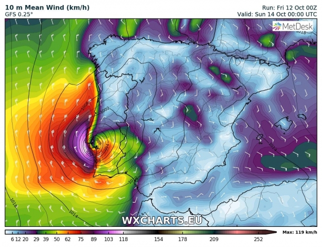 Tempesta Portogallo, 15mila case al buio