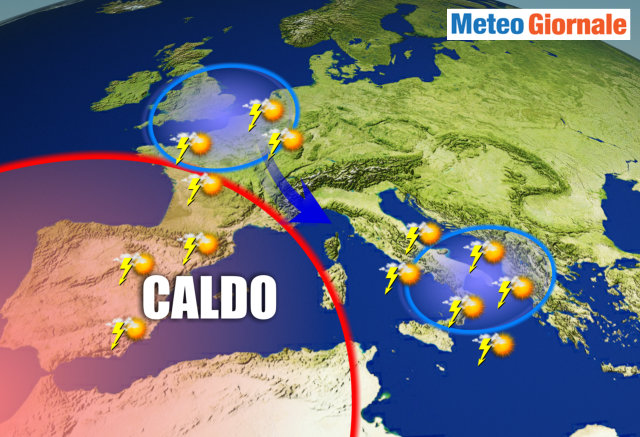 Temporali in arrivo, allerta gialla della Protezione Civile