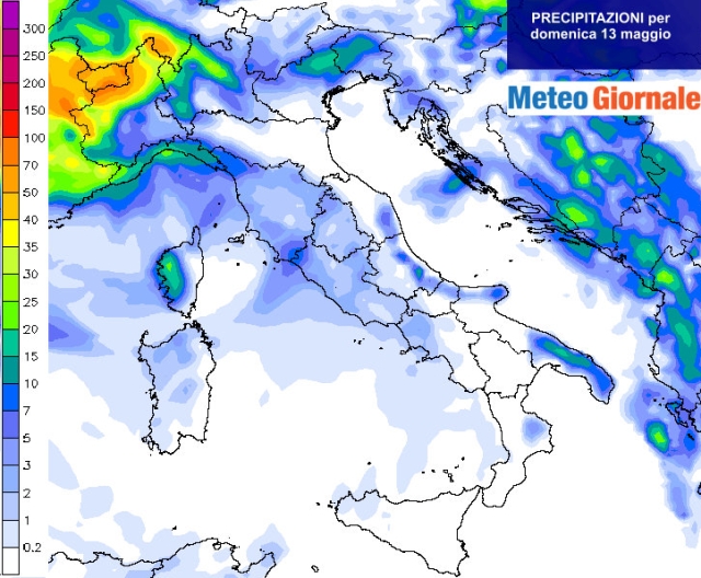 Maltempo: allerta gialla, in arrivo temporali e grandinate sul novarese