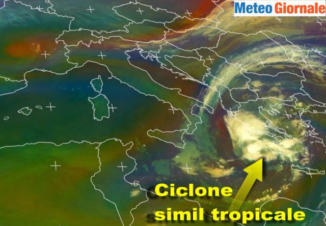 Ultime Meteo: Ciclone Mediterraneo Simil Tropicale Impatta Sulla Grecia ...